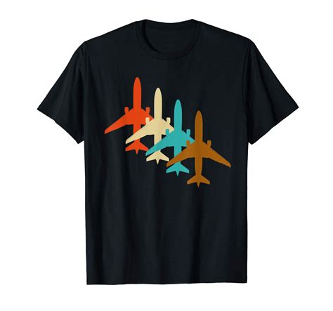 Vintage Airplane Pilot Shirt Retro Airplane Pilot Gift Tees T Shirt ...