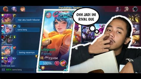 SOLO RANK KETEMU FANNY ZXUAN RIVAL NYA DWI WOII NOOB QUEEN TAPI KO