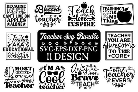 Teacher Svg Bundle Back To School Svg Graphic By Svg Design Hub