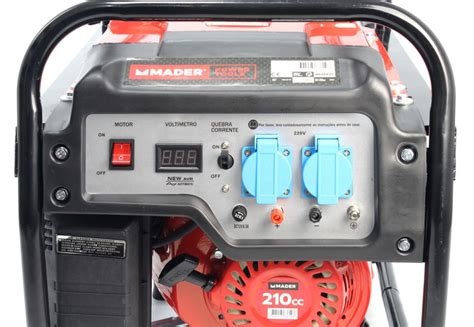 Generador Monofásico AVR 3 0Kva 15L MADER Power Tools Brycus