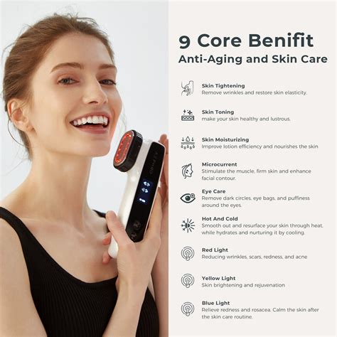 Aephro radio-frequency skin tightening device, 6-in-1 multifunction sk