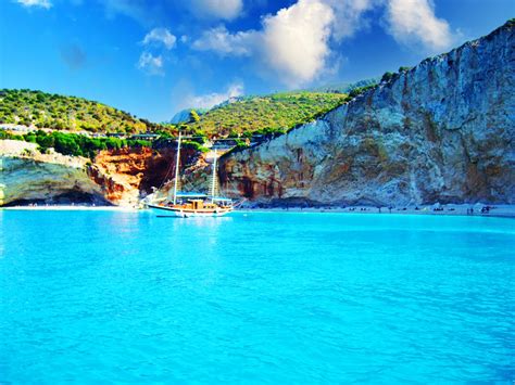 Porto Katsiki The Most Famous Beach In Lefkada Greece Holiday And Trips