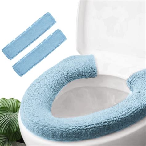 Amazon 4Pcs Soft Toilet Seat Cover Pads Thicker Warmer Stretchable