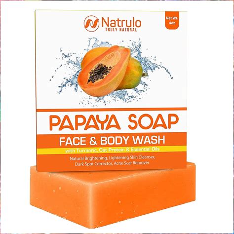 Papaya Soap Face And Body Wash Natural Brightening