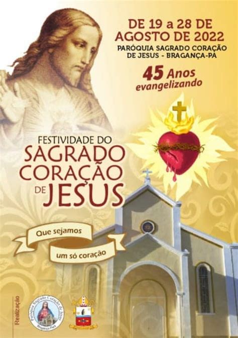 Festa em louvor ao Sagrado Coração de Jesus em Bragança Diocese de