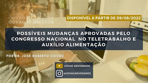 Covac Poss Veis Mudan As Aprovadas Pelo Congresso Nacional No