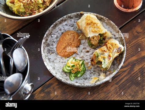 Indian Duck Roll Stock Photo - Alamy