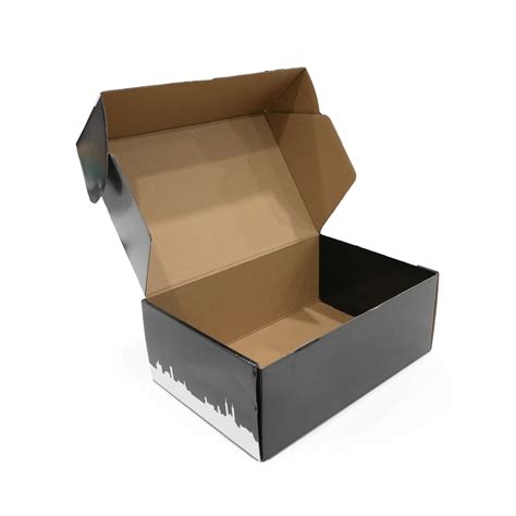 Wholesale Recyclable Fsc Eco Friendly Corrugated Paper Black Matte