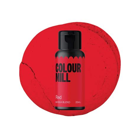 Colour Mill Barwnik Spo Ywczy Aqua Blend Red Ml Sklep Bakeshop