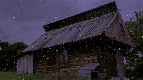 Relaxing Rain Sounds On A Tin Roof W Thunder For Sleep And Relaxation