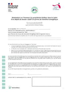 Notice Explicative Attestation Sur Lhonneur Article