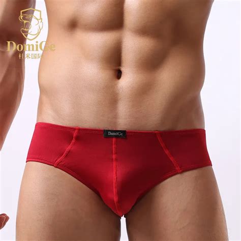 Domige Mens Low Waist Briefs Underwear Brave Person Briefs Men Low Rise