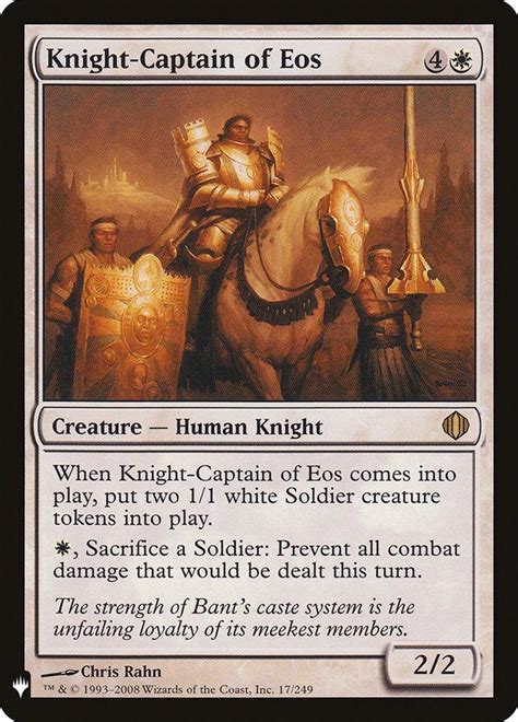 Knight Captain Of Eos Mystery Booster The List Card Kingdom