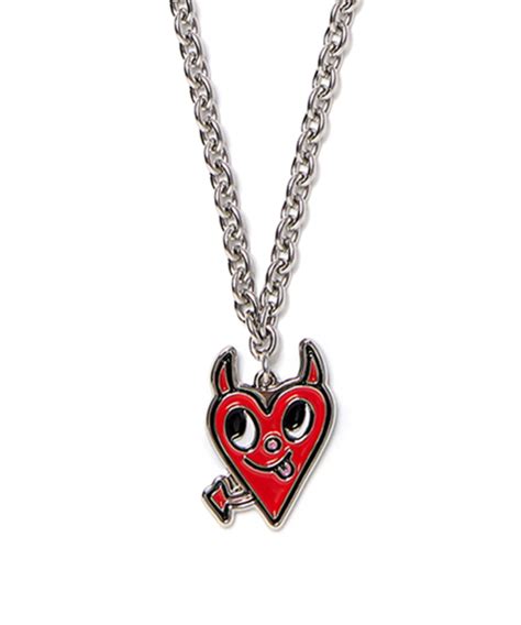 MUSINSA WKNDRS DEVIL PENDANT NECKLACE SILVER