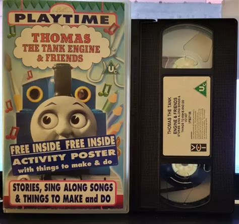 Rare Playtime Vhs Cassette Thomas The Tank Engine And Friends Stories