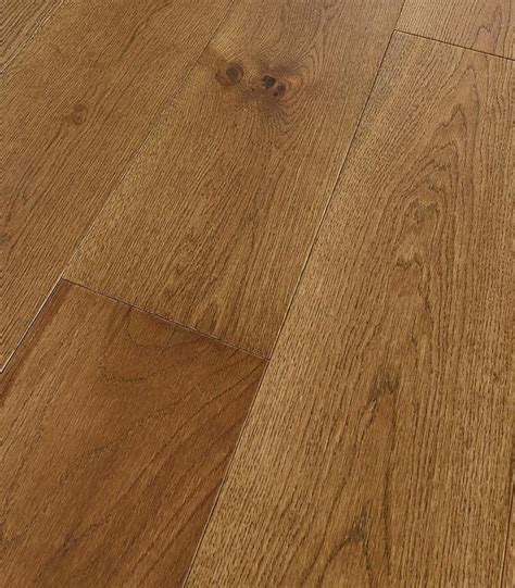 Coffee Oak Plank Brushed Lacquered 220mm X 15mm Engineered Wood