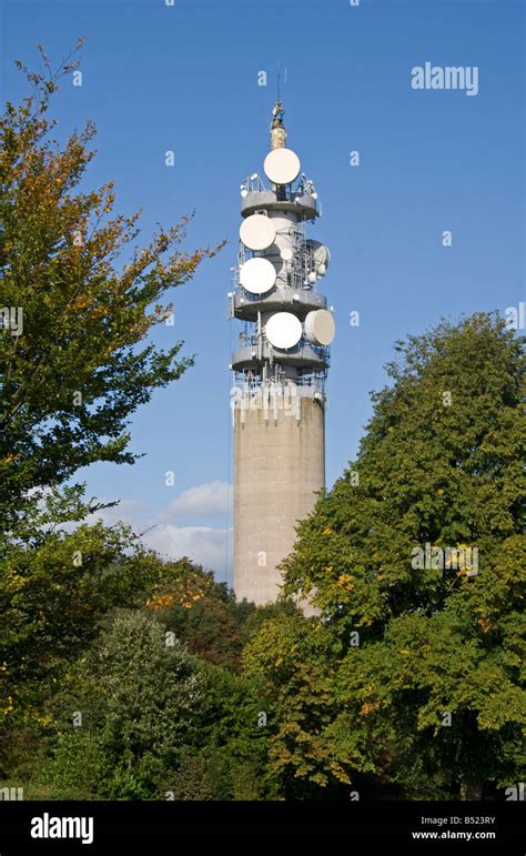 Heaton Park Bt Tower Manchester Uk Stock Photo Alamy