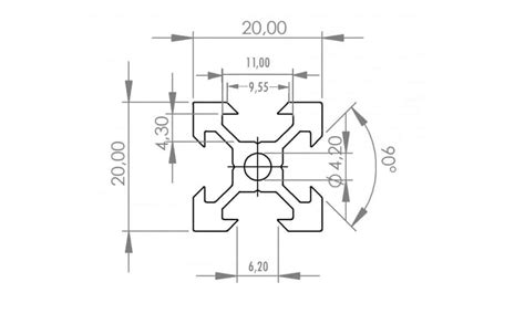 Buy Aluminium Profiles V Slot Black Anodized