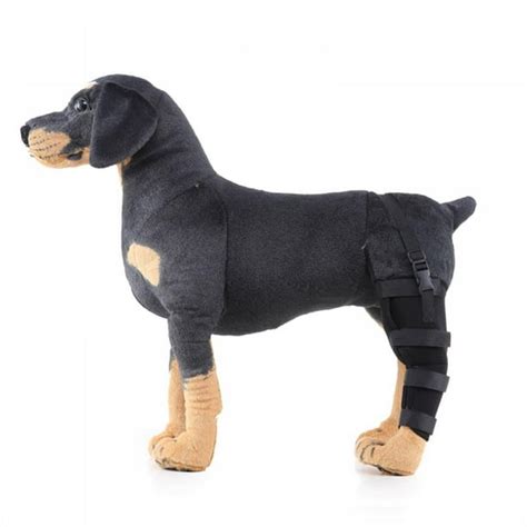 Left Pets Dog Rear Leg Support Brace Operation Recovery Safety Sleeve ...