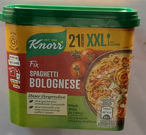 Fix Spaghetti Bolognese Knorr G