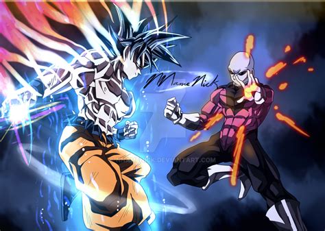 Goku New Form Vs Jiren By Nnamenick On Deviantart