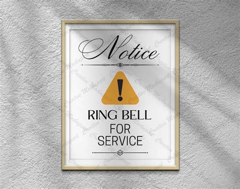 Please Ring Bell Sign Door Sign Printable Pack Ring Bell For Etsy