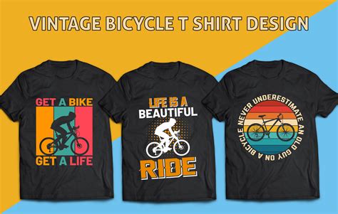 Bicycle T Shirt Design Bundle Graphic By T Shirtdesign · Creative Fabrica