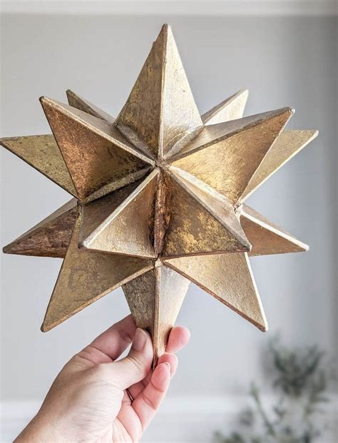 How To Make An Easy Diy Christmas Tree Star Artofit