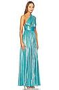 Bronx And Banco Aphrodite Gown In Light Blue Metallic Revolve