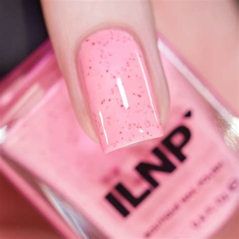 ILNP Strawberry Shake - Pastel Pink Speckled Nail Polish