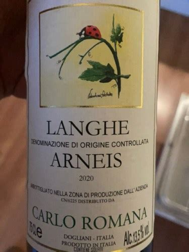 Romana Carlo Langhe Arneis Vivino Us