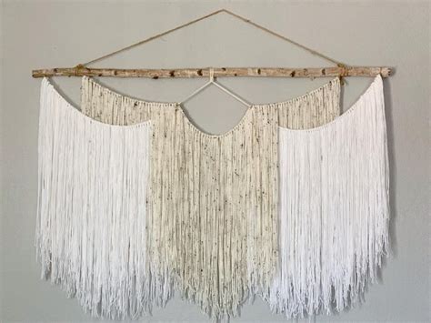 Xxl Macrame Wall Hanging Macrame Backdrop Xxl Wall Mural Etsy Yarn Wall Hanging Tapestry