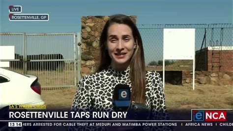 Sas Water Crisis Rosenttenville Taps Run Dry Youtube