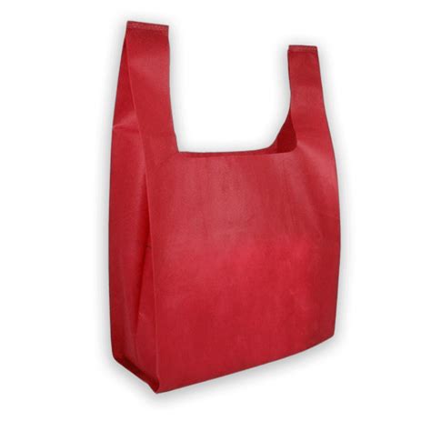 Red Plain U Cut Non Woven Bag For Grocery At Rs 112 Kg In Ghaziabad