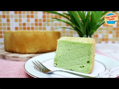 Pandan Chiffon Cake Home Cooking With Somjit YouTube