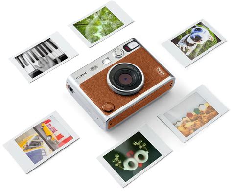 Fujifilm Instax Mini Evo Instant Camera Brown Hifi International