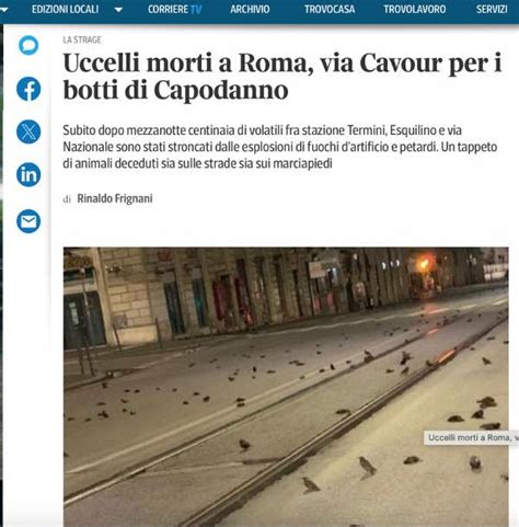 Capodanno A Roma Botti A Villa Borghese Enpa Sono Illegali Un