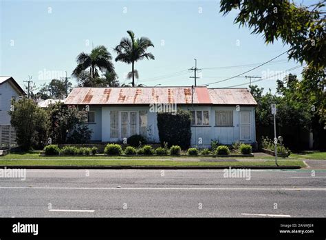 Post War House In The Brisbane Suburbs Of Carina With Fibro Walls