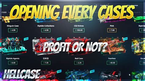 Opening Every Cases Profit Or Not Hellcase Youtube