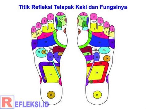 Fungsi Titik Refleksi Telapak Kaki Untuk Pengobatan