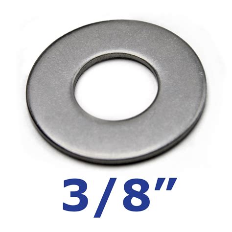 Stainless Steel Flat Washer 38 Inch For Trailer Bolts And U