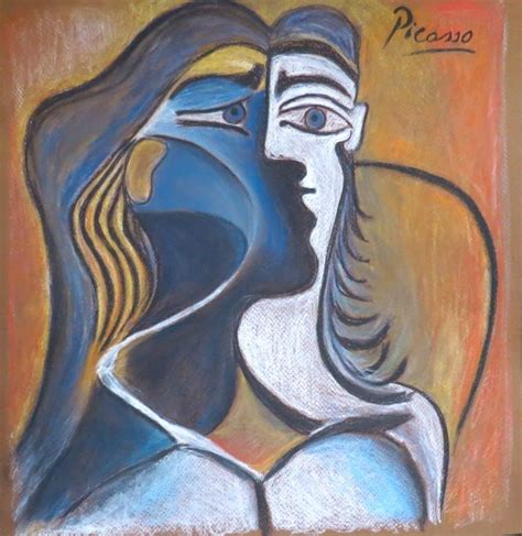 Sold Price Pablo Picasso Color Pencil On Paper Cubist Coa