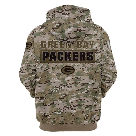 Green Bay Packers Hoodie Army graphic Sweatshirt Pullover gift for fans -Jack sport shop