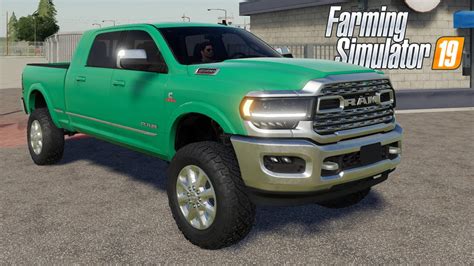 Fs19 2021 Dodge Ram 2500 Car Mod For Farming Simulator 2019 Youtube