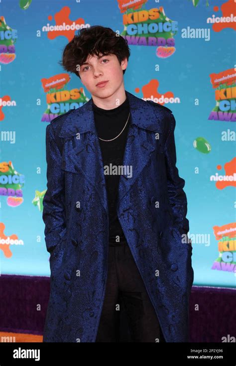 Brady Noon arrives at the Nickelodeon Kids' Choice Awards on Saturday ...