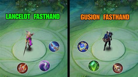 Lancelot Fasthand Vs Gusion Fasthand YouTube