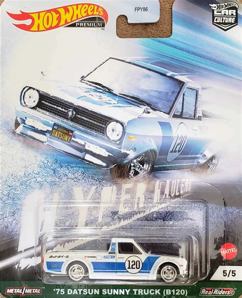 Hot Wheels Car Culture Hyper Haulers Datsun Sunny Truck B