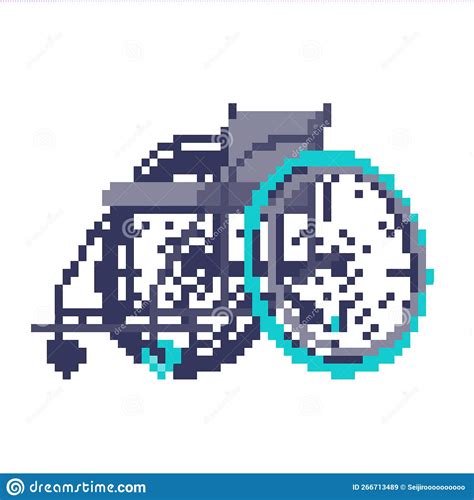 Wheelchair for competition stock vector. Illustration of object - 266713489