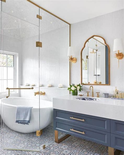 Navy And Gold Bathroom Accessories BATHROOM VGE