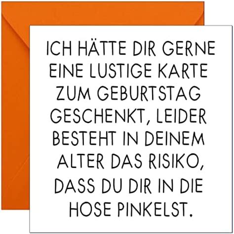 KARTEN 24 VERSAND Lustige Geburtstagskarte lustig für Mann Frau